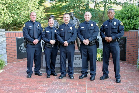 (L to R) Jeremy Fowler, Kellie Belgarde, Jesse Zumbro, Jonathan Spoon, Marvin Johnson. (Photo Jim Knoll-CPD)