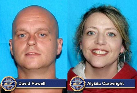 David Powell and Alyssa Cartwright