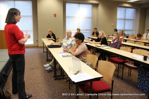 Tracy Barrett at the Clarksville Writers Conference