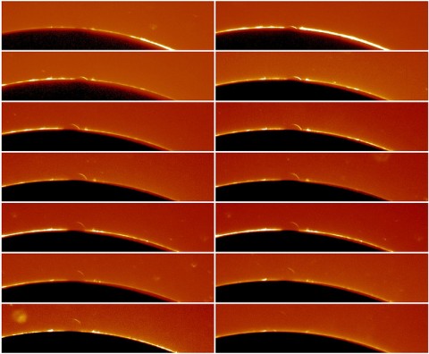 The Arc of Venus observed during the planet's 2004 transit by amateur astronomer André Rondi using a 10-cm refractor near Toulouse, France.