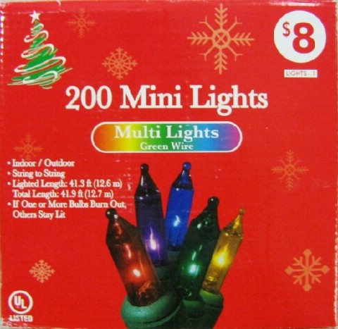 Decorative Light Sets recalled by Family Dollar because they do not meet UL standard and pose a fire and shock risk.