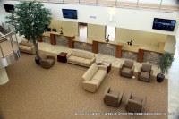 The Lobby of the New Terminal Building at Outlaw Field