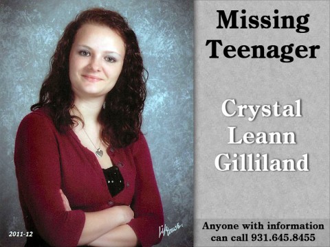 MIssing Teenager - Crystal Leann Gilliland