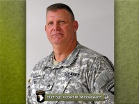 Staff Sgt. Robert W. Middleswarth, 61, 1st Brigade Combat Team, 101st Airborne Division (Air Assault), is scheduled to retire in December. Middleswarth, a Watsontown, PA, native, is one of only two active duty Vietnam veterans still serving on Fort Campbell, KY. (Photo by Spc. Kadina Baldwin)