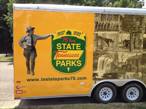 Tennessee State Parks’ Traveling Trailer.