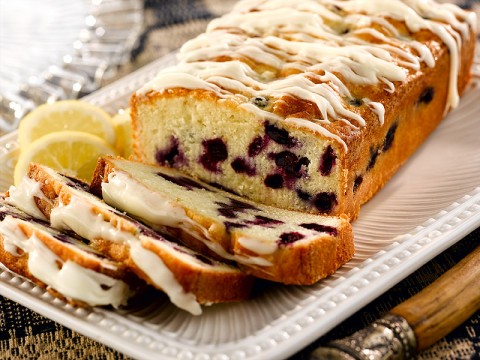 Lemon Blueberry Cream Cake