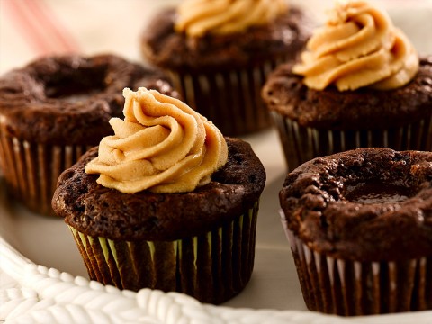 Chocolate Peanut Butter Cupcakes