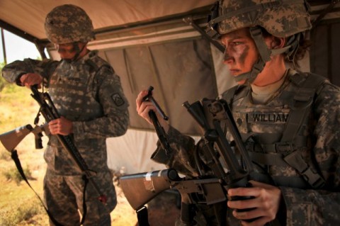 The Army is developing new body armor that is more form-fitting for female Soldiers.(U.S. Army) The Army is developing new body armor that is more form-fitting for female Soldiers.(U.S. Army)