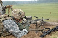 Soldiers from the 101st Airborne Division compete in the 2012 Week of the Eagles Marksmanship Competition on Aug. 14. (Sgt. Alan Graziano, 3rd Brigade Combat Team, 101st Airborne Division)