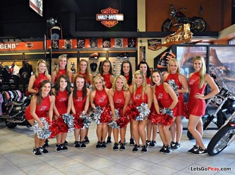 Austin Peay Pom Squad. (Courtesy: Austin Peay Sports Information) Austin Peay Pom Squad. (Courtesy: Austin Peay Sports Information)