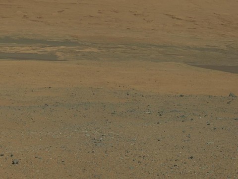 This color image from NASA's Curiosity rover looks south of the rover's landing site on Mars towards Mount Sharp. (Image credit: NASA/JPL-Caltech/MSSS)