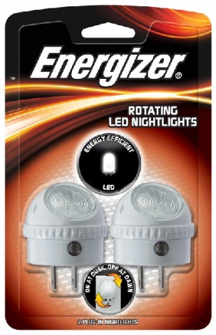 Picture of recalled night lights in package.