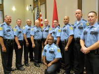 The following officers, left to right, were recently accepted into the Montgomery County Sheriff’s Office Reserve program. William Turnage, Shawn Davis, Pete Hernandez, Billy Jones, Keith McVickers, Christopher Mailhiot, Julio Mella, Robert Parker, Gary Moore and Eric Sneed.