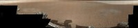 This is the first 360-degree panorama in color of the Gale Crater landing site taken by NASA’s Curiosity rover. (Image credit: NASA/JPL-Caltech/MSSS)