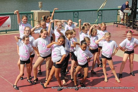 Natalie Dance Network Dancers performing at the Gateway Stage during the 2012 Riverfest Celebration