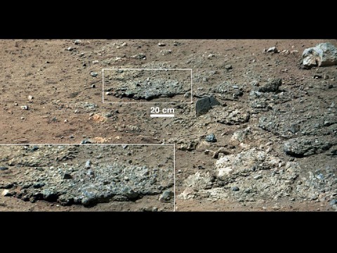 Best View of Goulburn Scour: This image from NASA's Curiosity Rover shows a high-resolution view of an area that is known as Goulburn Scour, a set of rocks blasted by the engines of Curiosity's descent stage on Mars. (Image credit: NASA/JPL-Caltech/MSSS) Best View of Goulburn Scour: This image from NASA's Curiosity Rover shows a high-resolution view of an area that is known as Goulburn Scour, a set of rocks blasted by the engines of Curiosity's descent stage on Mars. (Image credit: NASA/JPL-Caltech/MSSS)