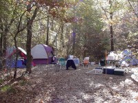 A multi-tent campsite (Image Courtesy of the U.S. Army Corps of Engineers) A multi-tent campsite (Image Courtesy of the U.S. Army Corps of Engineers)