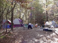 A multi-tent campsite (Image Courtesy of the U.S. Army Corps of Engineers)