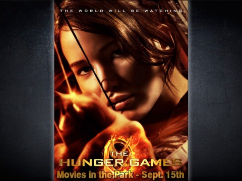 "The Hunger Games" at Movies in the Park this Saturday, September 15th, 2012.