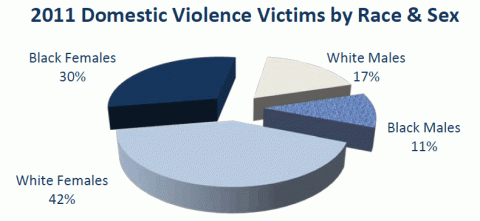 2011 Domestic Violence Victims by Race and Sex