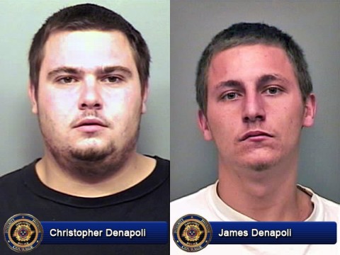 Christopher Denapoli and James Denapoli are Wanted by Clarksville Police for Aggravated Burglary and Aggravated Assault.