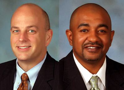(L to R) Dan Billingsley and Derrick Quarles (L to R) Dan Billingsley and Derrick Quarles
