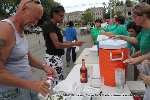 The Manna Café Ministries Mobile Café on Gracey Avenue.