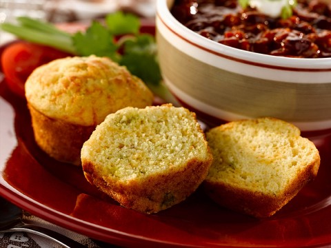 Sweet Cheese and Chile Corn Muffins