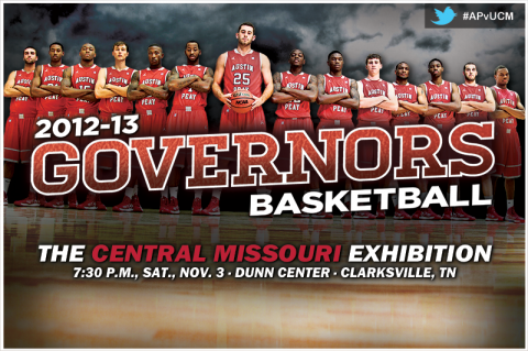 Austin Peay Men's Basketball. (Courtesy: Austin Peay Sports Information)