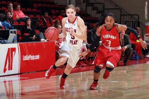 APSU Women's Basketball. (Courtesy: Brittney Sparn/APSU Sports Information)