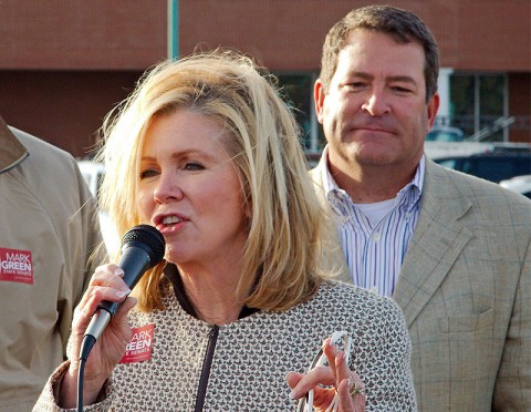 Congressman Marsha Blackburn and Mark Green.