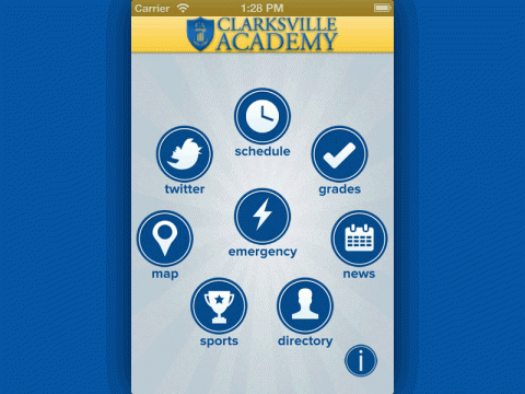 Clarksville Academy iPhone App