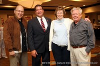 Dr. Mark Green with supporters Joan and Ernie Dewald (left) and  Mac Eddington (right)