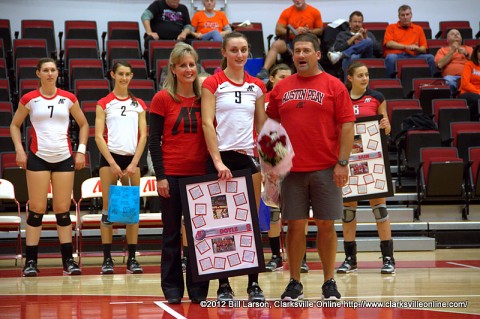 APSU Lady Govs Senior Nikki Doyle.