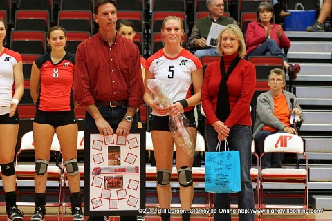 APSU Lady Govs Senior Alex Sain.