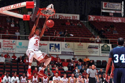 Austin Peay Men's Basketball. (Courtesy: Brittney Sparn/APSU Sports Information)