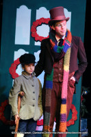 Bob Cratchit with Tiny Tim