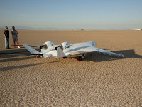 NASA and Boeing began test flights of the X-48C Blended Wing Body remotely piloted vehicle. (Image credit: NASA/Carla Thomas)