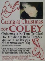 "Caring at Christmas for Coley"