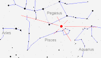 Skymap for New Meteor Shower