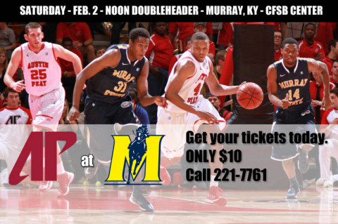 APSU vs. Murray tickets on sale. (Courtesy: Austin Peay Sports Information)