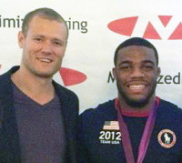 Dr. Dale Brown (L) and Jordan Burroughs (R)