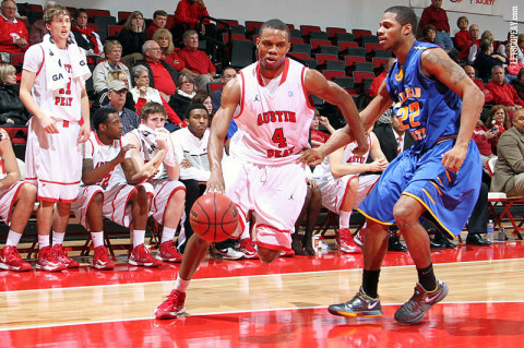 Austin Peay Men's Basketball. (Courtesy: Brittney Sparn/APSU Sports Information)