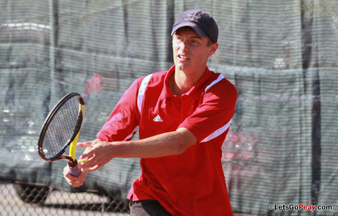 Austin Peay Men's Tennis. (Courtesy: Brittney Sparn/APSU Sports Information)