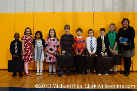 Clarksville Academy third grade students raised money for the American Cancer Society. Clarksville Academy third grade students raised money for the American Cancer Society.