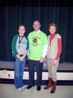 From left to right, Ms. Bonnie Digby, Assistant Principal, Rep. Joe Pitts, Ms. Jane Winter, Principal