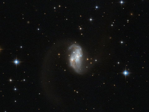 Galaxy IRAS 23436+5257. (Credit: ESA/Hubble and NASA, Acknowledgement: Judy Schmidt)