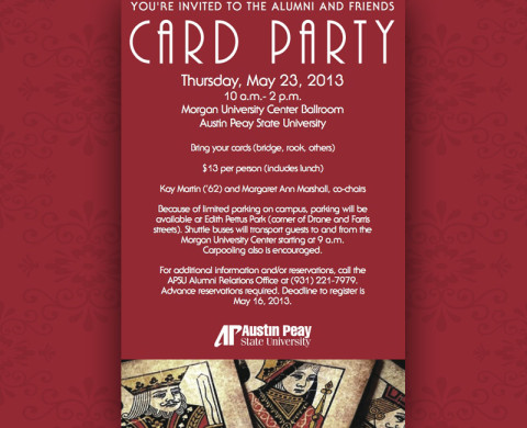 APSU Alumni Relations Card Party