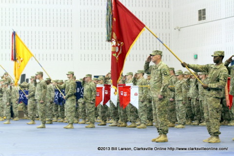 4th Brigade Combat Team's Color Casing Ceremony