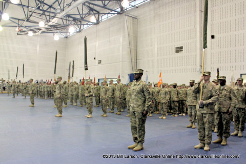 4th Brigade Combat Team's Color Casing Ceremony